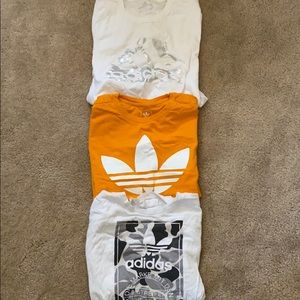 3 Adidas tees